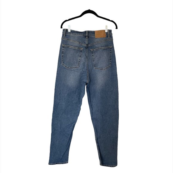 H&M Divided High Waist Straight Fit Jeans - Size 10 - Picture 3 of 3